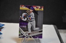 2017 Topps baseball card Purple exclusive TOYS R US #333 Jarred Cosart mlb