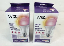 2x WiZ-603514 - WiZ Color A21 100W Wi-Fi Smart LED Light Bulb - 1 Pack -FREE S/H