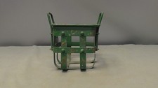 Green metal Holder  Basket  With Handles wove...