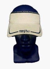 Vintage Mossimo Visor Pre Owned Off White Navy Hat 90's Retro
