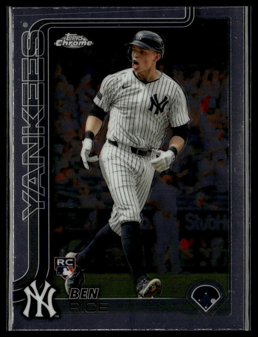 Ben Rice 2025 Topps Chrome #139 RC New York Yankees