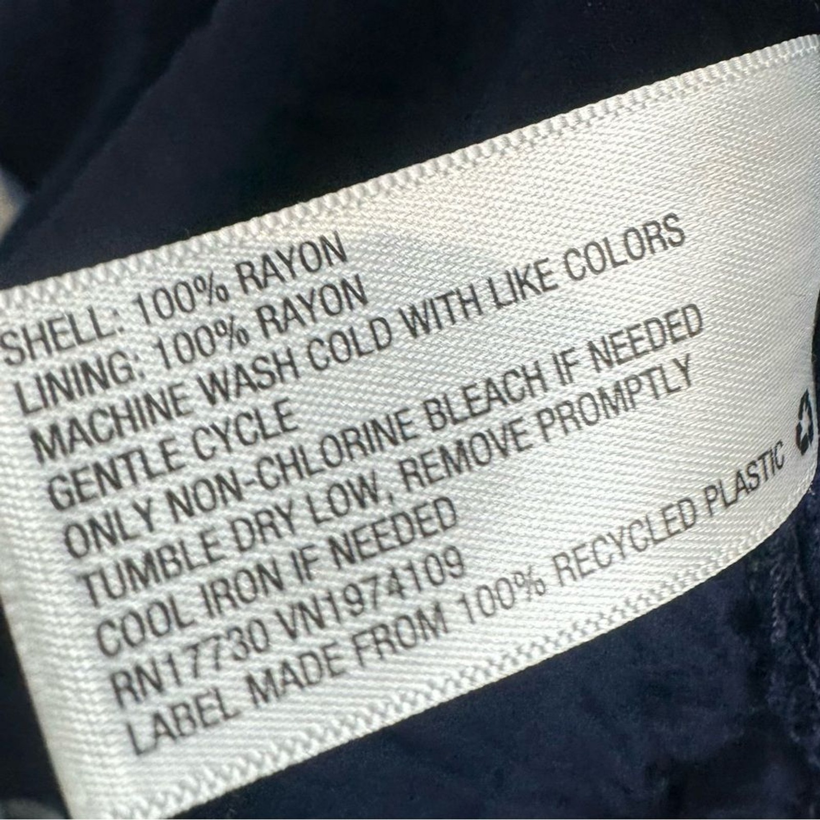 Universal Thread blue tie and button front plaid … - image 7