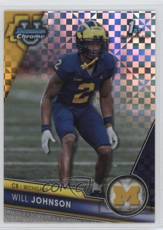 2023 Bowman U Chrome X-Fractor Will Johnson #157 06xp