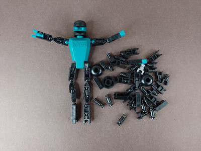 Green K nex Man Knex Roboter und extra Gliedmaßen