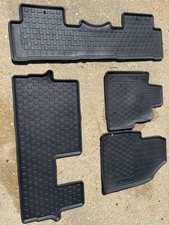 2009-2015 Honda Pilot Oem 1st 2nd 3rd Row All Season Rubber Floor Mats Black