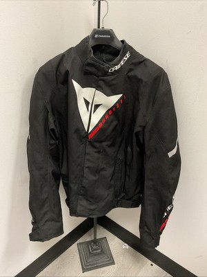 Dainese Veloce D-Dry Jacket Black/White/Red - Size 56 EU