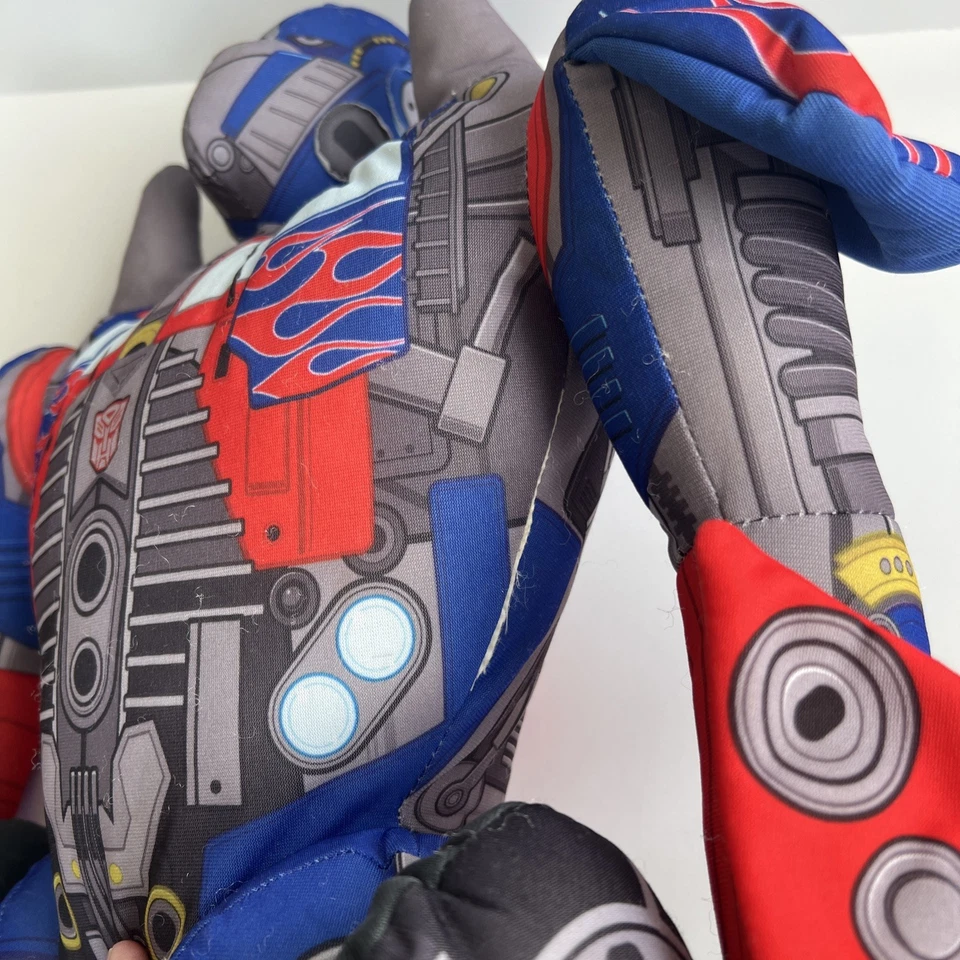 Transformers Optimus Prime Plush Pillow Doll Figure Large 32" Movie HASBRO 2007 - Image 4 of 4