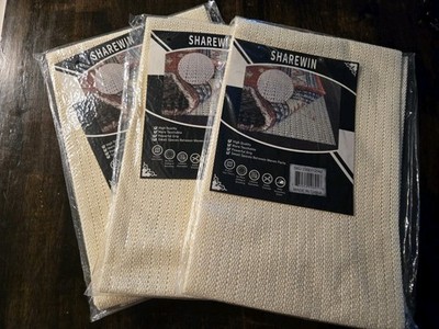 (3)  2x3 Non-Slip Area Rug Pad, Gripper, Hard Surface Floors, Keep Rugs in Place