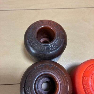 80s Sims Vintage Street Wheels Set 4+1 Skateboard Wheels | eBay