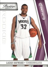 2010-11 Prestige Bonus Shots Purple #180 Lazar Hayward /49 BSK
