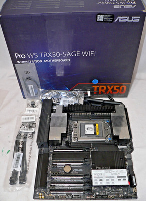 Asus Pro WS TRX50 Sage WiFi Socket sTR5 DDR5 ECC Reg M.2 10Gb LAN Motherboard