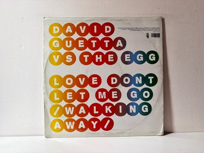 David Guetta Vs The Egg   Love Don't Let Me Go / Walking Away 12'' House Vinyl