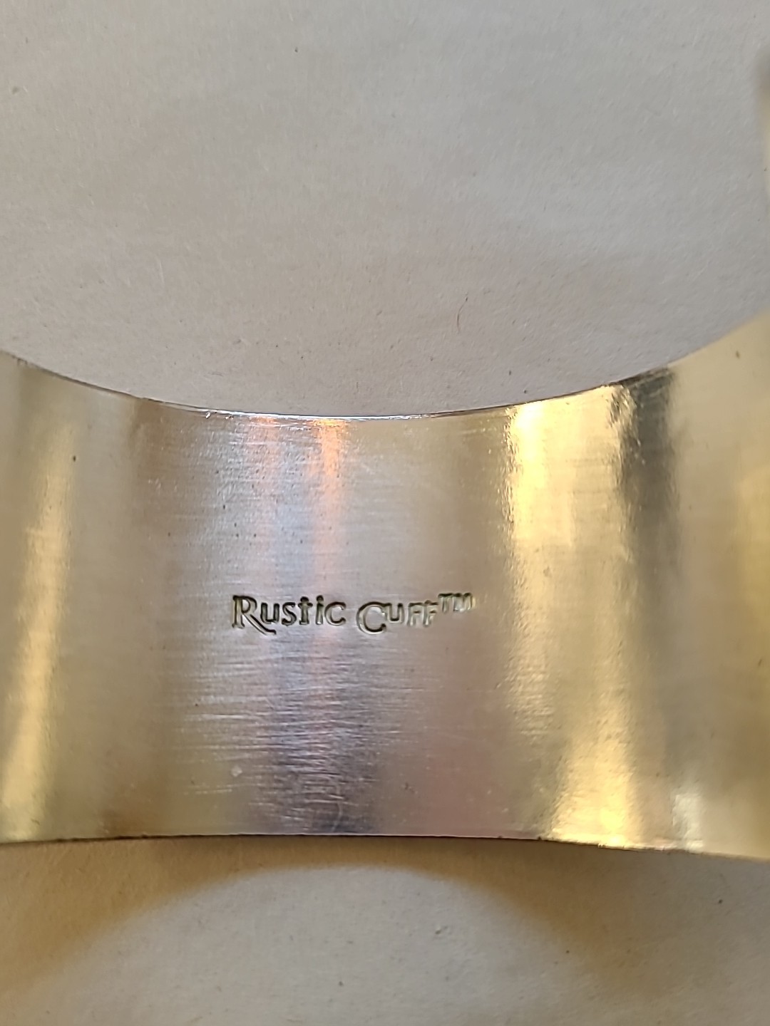 Rustic Cuff Texas Silver Red Navy Blue Leather Ca… - image 3