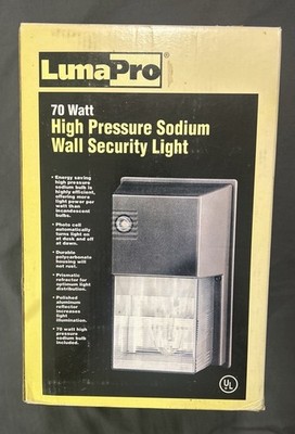 Original LumaPro 5Mm59 70 W High Pressure Sodium Wall Security Light OPEN BOX