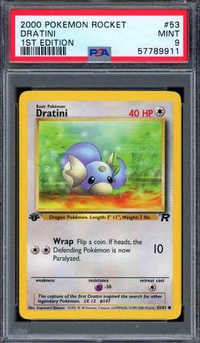 Dratini (1st Edition) graded PSA 9 for sale on eBay