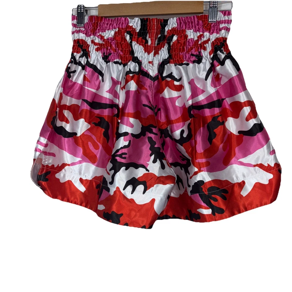 Pantalones Cortos Muay Thai (Morgan Sports) - Rosa Diabla Camuflaje Talla L Tarifa Post Foto 3 de 4