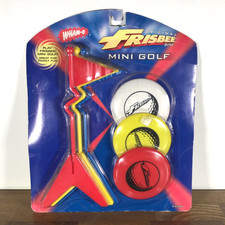 WHAM-O Original Frisbee Disc Mini Golf Indoor/Outdoor 3 Discs  Targets 2001