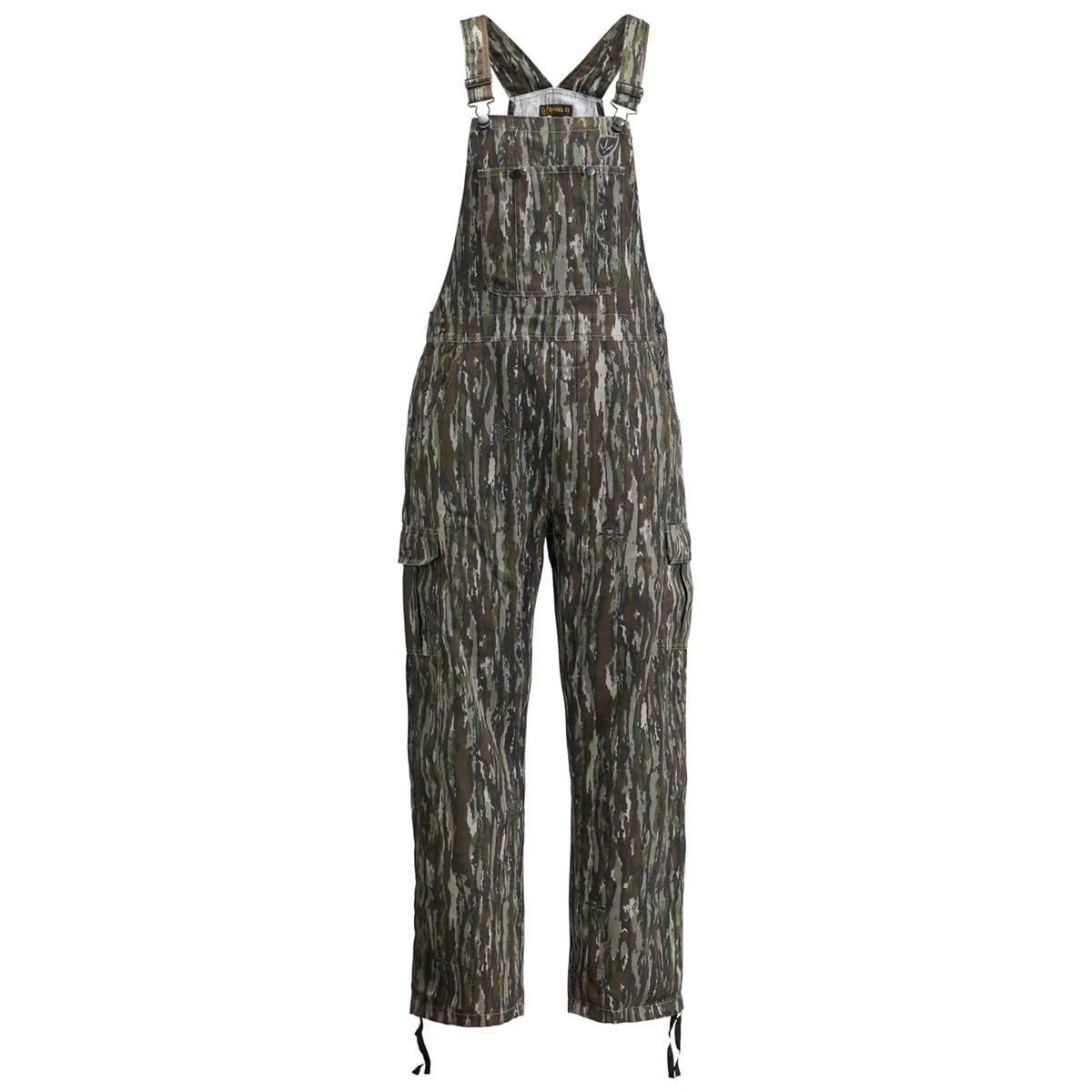 Medium Rugged Outdoor Hunting Bibs Durable Cotton Polyester Blend with Pockets