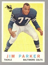 Jim Parker 1959 Topps #132 RC