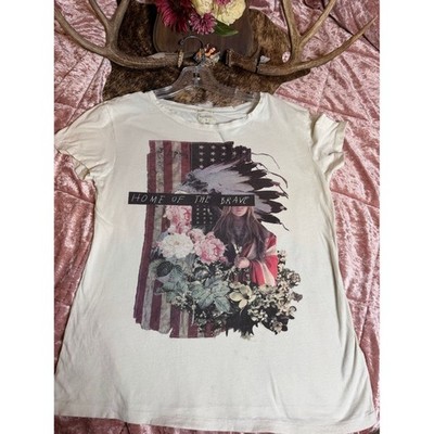 Denim & Supply Ralph Lauren Home of the Brave Graphic Tee Size Small