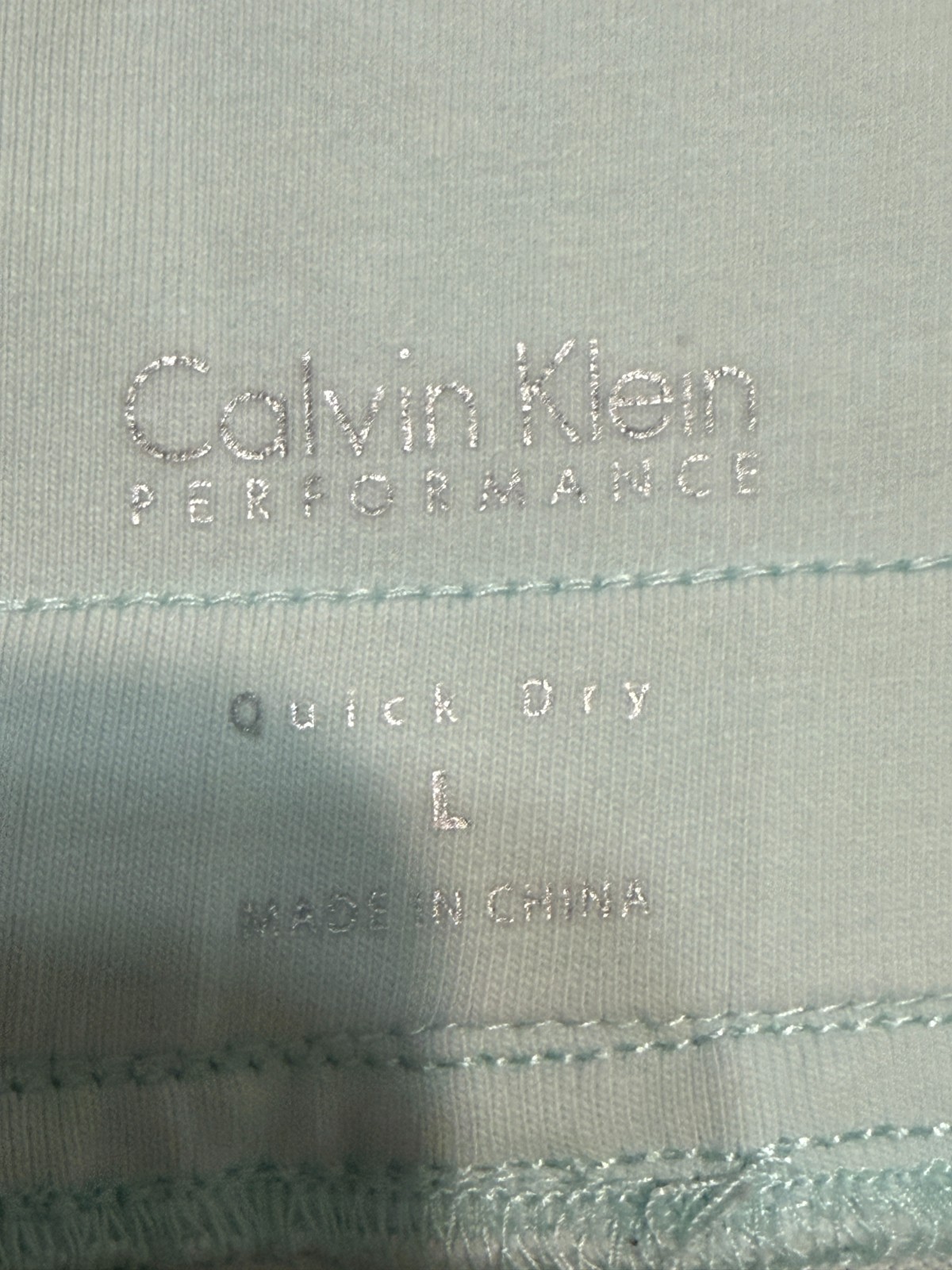 Calvin Klein Performance Shorts, Women's Size Large, Green, Quick Dry, Pull On thumbnail 5