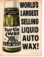 1967 TURTLE WAX ~ ORIGINAL PRINT AD