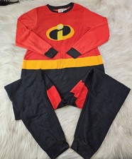 Disney Pixar Incredibles 1 Piece Pajamas Adult Medium