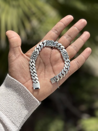 Armband 925 Sterling Silber schwarz matt lackiert - Bild 9 von 11