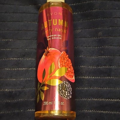 Avon Autumn Berry Twist Shower Gel Body Wash Unisex Amber 10 fl oz 295 ml