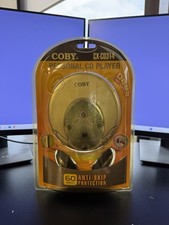 Coby CX-CD314 Silver Personal CD Player Anti-Skip Programmable Memory LCD