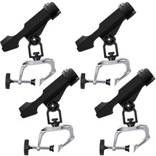 4 Pcs Fishing Boat Rods Holder 360 Degree Adjustable Folding Fishing Pole Hol...