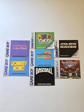 Lot Of 8 Gameboy Gameboy Color Manuals Clean Smoke Free