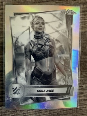 2025 Topps Chrome WWE - Sepia Refractor #136 Cora Jade