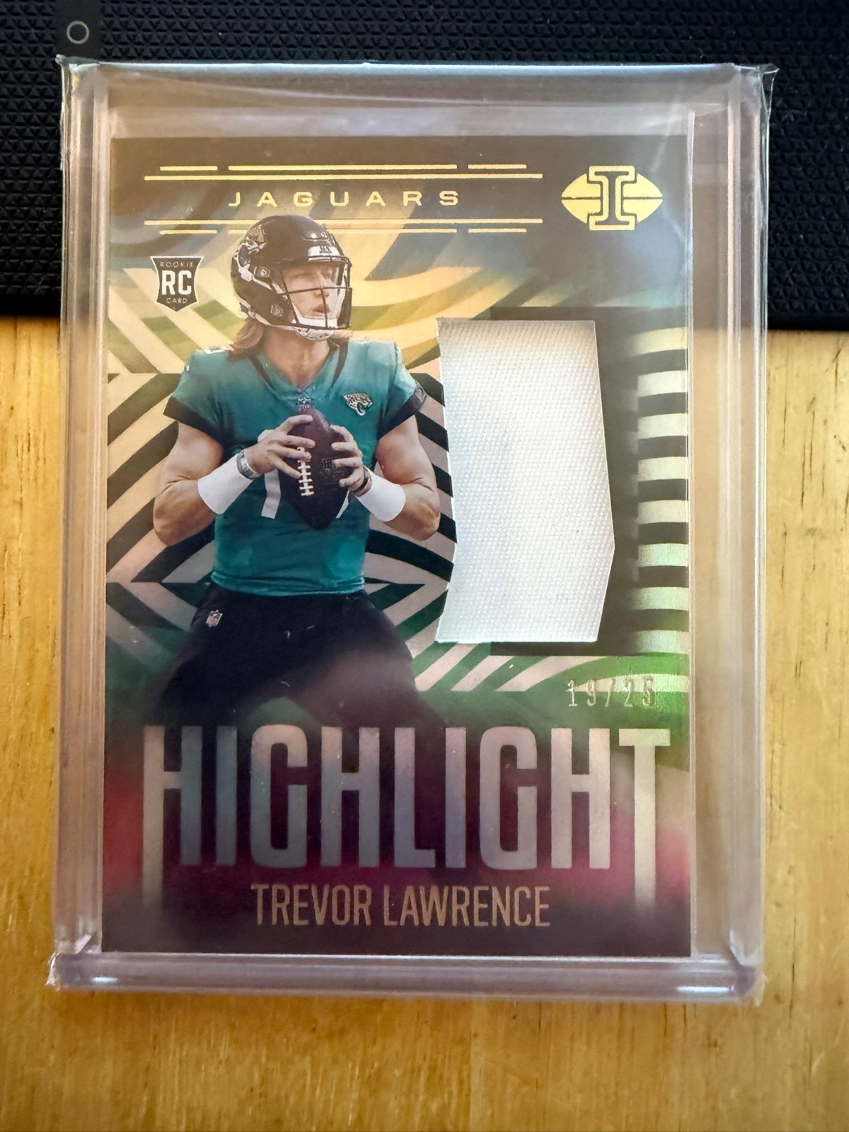 Trevor Lawrence Panini Illusions Highlight Swatches #HSTL Gold