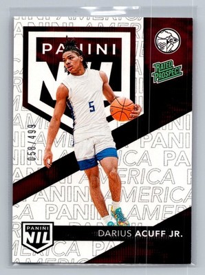 Darius Acuff Jr. 2025 Panini National Convention #NIL17 NIL Prospects #/499
