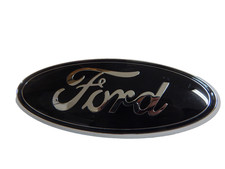 New Oem Ford 7 Rear Back Tailgate Emblem Black Chrome Oval Decal Ranger Sd