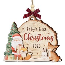 Baby's First Christmas Ornament 2025 - Babys 1st Christmas Ornament, Newborn ...