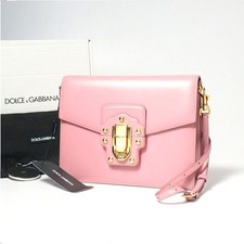 Dolce&Gabbana And Lucia Shoulder Bag Handbag Leather Made In Italy Brand Old Clo