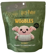 Dobby - The Woobles Harry Potter Beginners Crochet Kit Includes Hook Tool