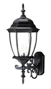 Acclaim Lighting 5013BK Wexford - Three Light Outdoor Wall Mount - 9.25 Inches