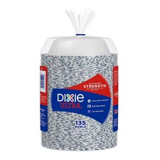 Dixie Ultra Paper Bowls 20 oz Soak Proof Microwavable 135 Count Kitchen Supplies