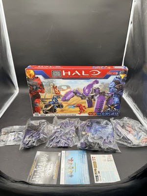 New Open Mega Bloks Halo Versus Covenant Locust Attack 96965 Red Blue 10 Years