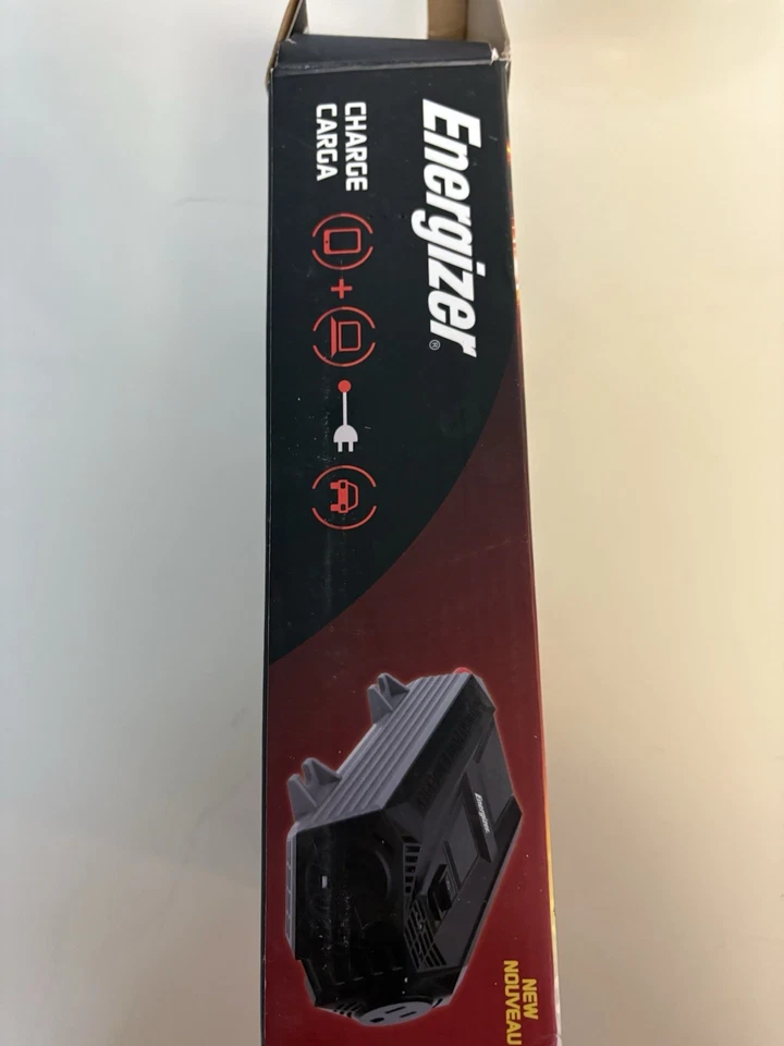 Energizer  500 Watt Power Inverter 1model EN548 2V DC to AC Plus 4 x 2.4A USB - Image 4 of 4