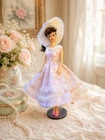 Vintage Barbie Doll OOAK handmade dress set Couture. For Ponytails, Swirls, TNT
