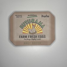Futurama Farm Fresh Eggs 6 Pin Set - Hulu Animayhem - Comic-Con 2023 Exclusive