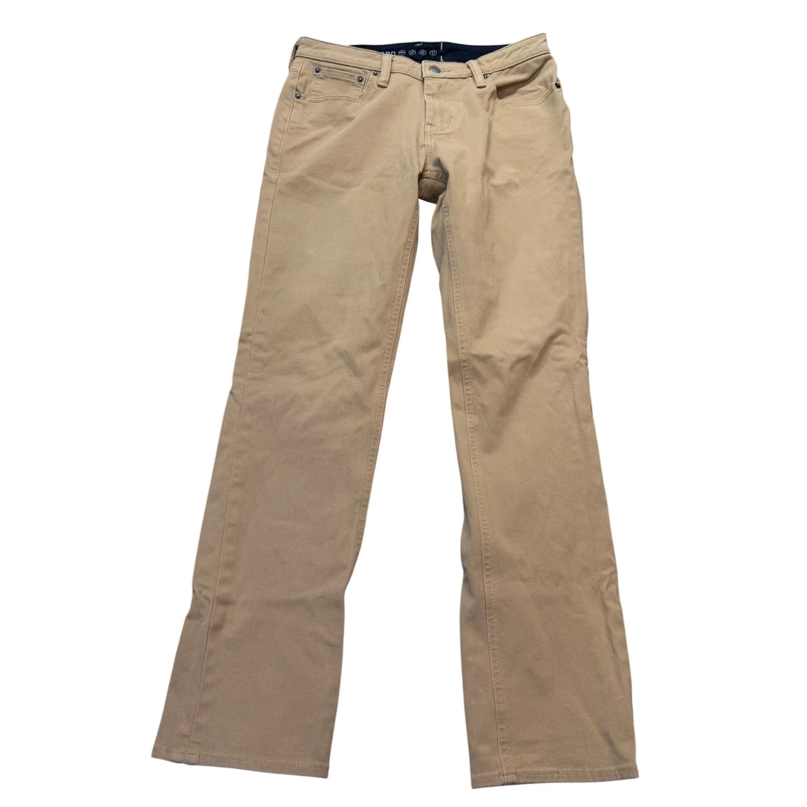 Levis Commuter Pro Pants Men 30x30 Khaki 511 Slim Fit Cordura Stretch Reflective
