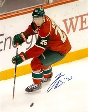 Minnesota Wild Jonas Brodin Autographed Signed 8x10 Photo COA TWO