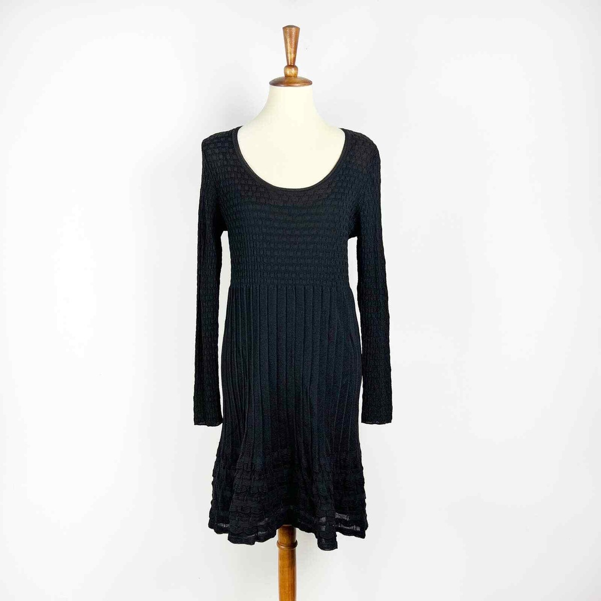 M Missoni Black Knit Long Sleeve Dress Size 10 M Missoni Black Knit Long Sleeve Dress Size 10