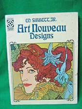 Art Nouveau Designs  Dover  Design Library  Crewel  Embroidery Motifs  