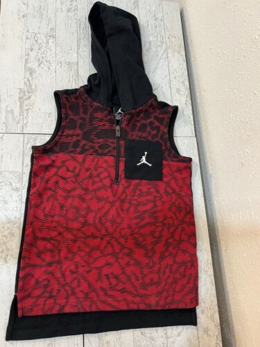 Nike Jordan Hooded Ultimate Flight Basketball Vest Boys Size Large (6-7years) - Picture 2 of 4